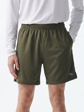 H&M Move Men's Olive Training Shorts — Quick Dry, Size M
